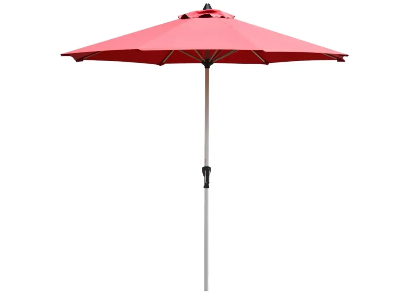 Hivvago 9 Feet Patio Outdoor Market Umbrella with Aluminum Pole without Weight Base