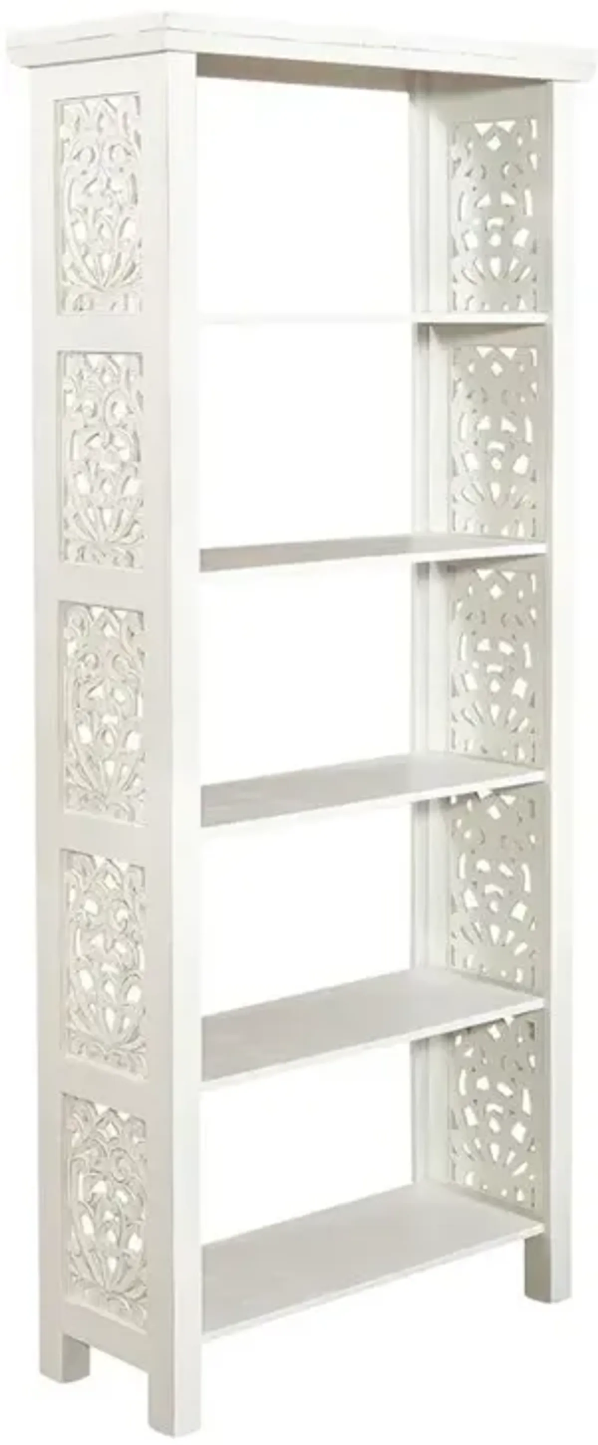 Starlight Canyon Home Tall Narrow Bookshelf – Elegant 5 Tier Skinny Bookcase Design