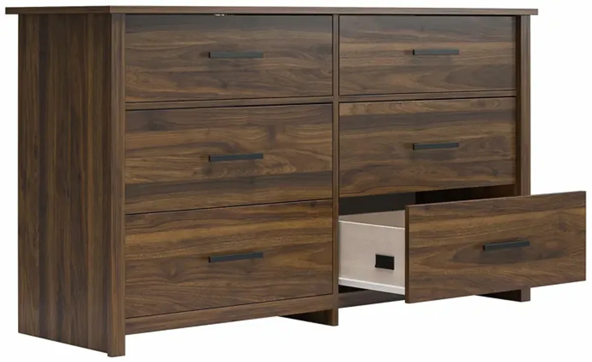 EZ Build Brookshore Wide 6-Drawer Dresser