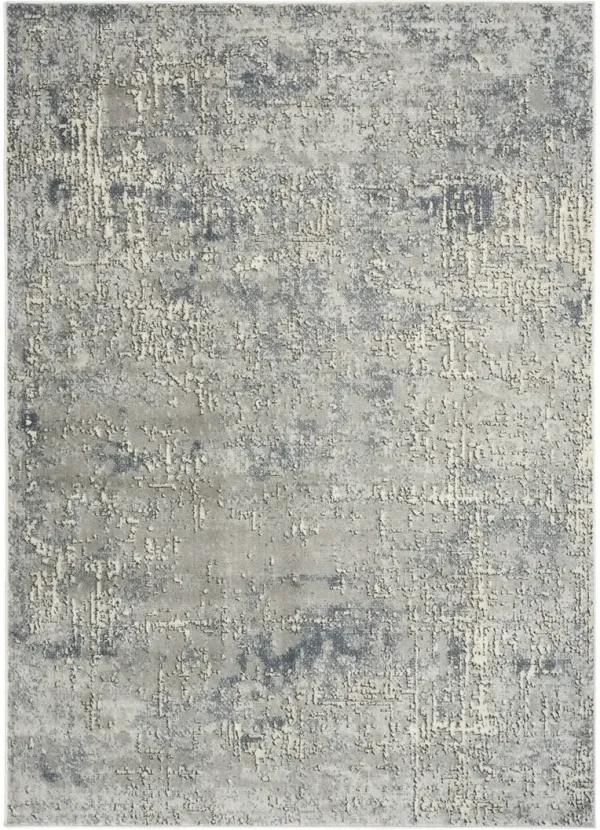 Quarry QUA17 Dark Gray 5'3" x 7'3" Rug