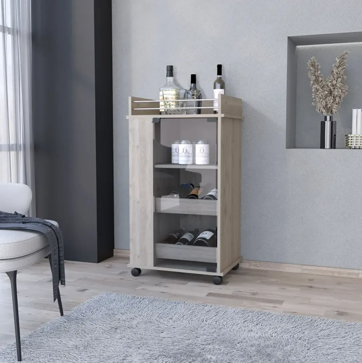 Lusk Bar Cart