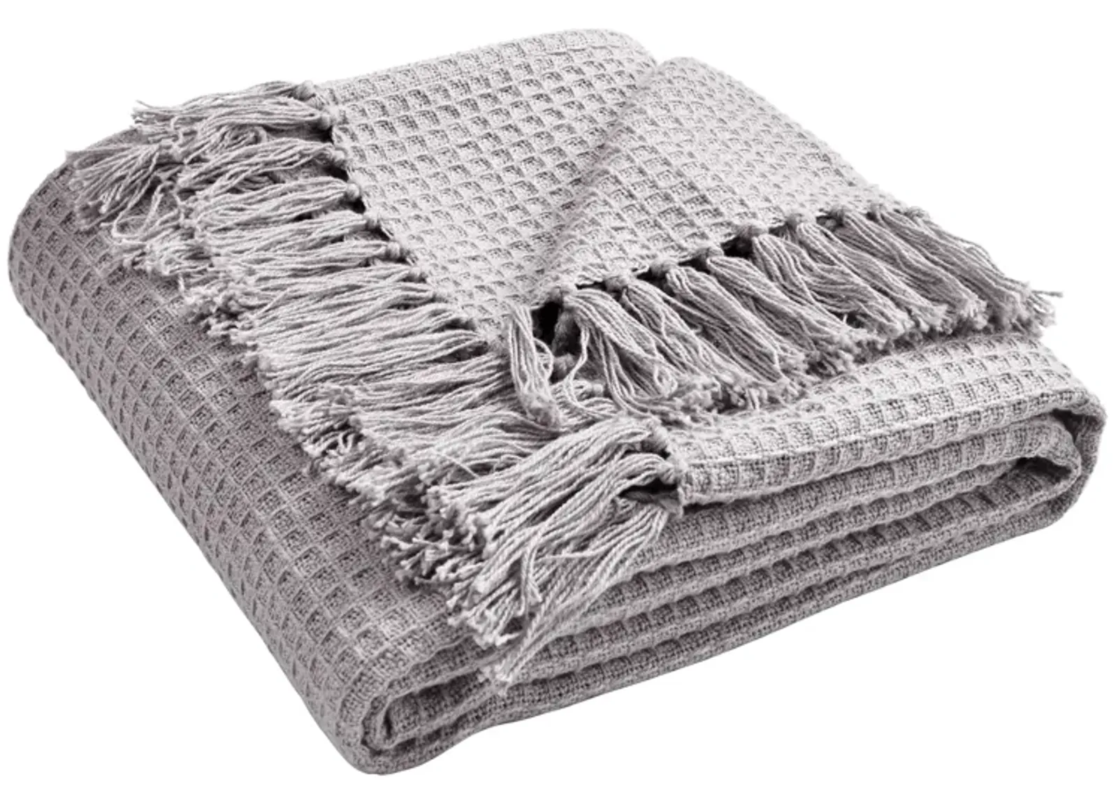 Waffle Cotton Knit Throw