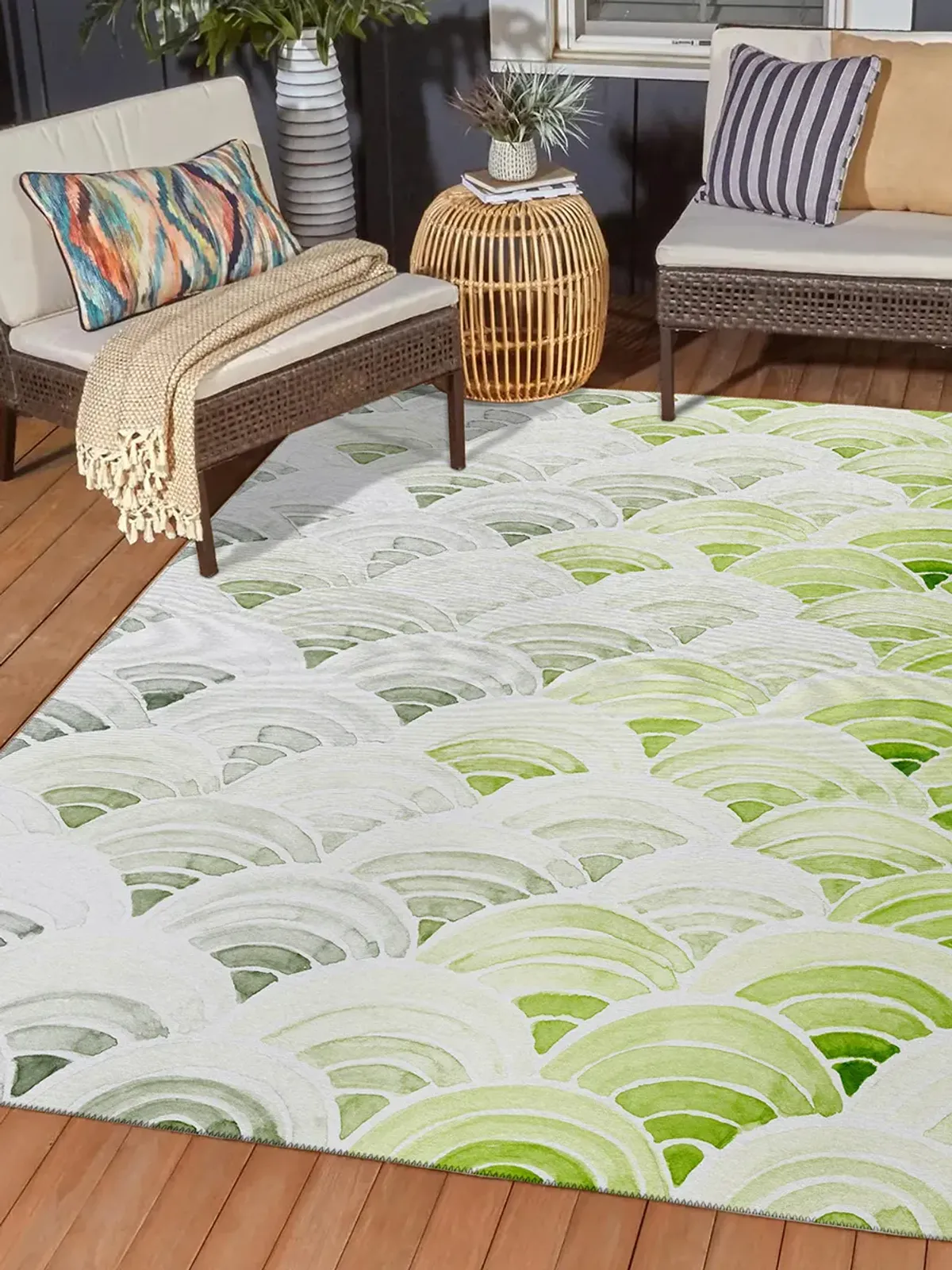 Seabreeze SZ5 Lime-In 10' x 14' Rug