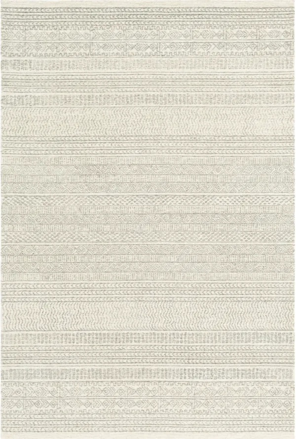 Maroc MAR-2304 4' Round Brown Rug