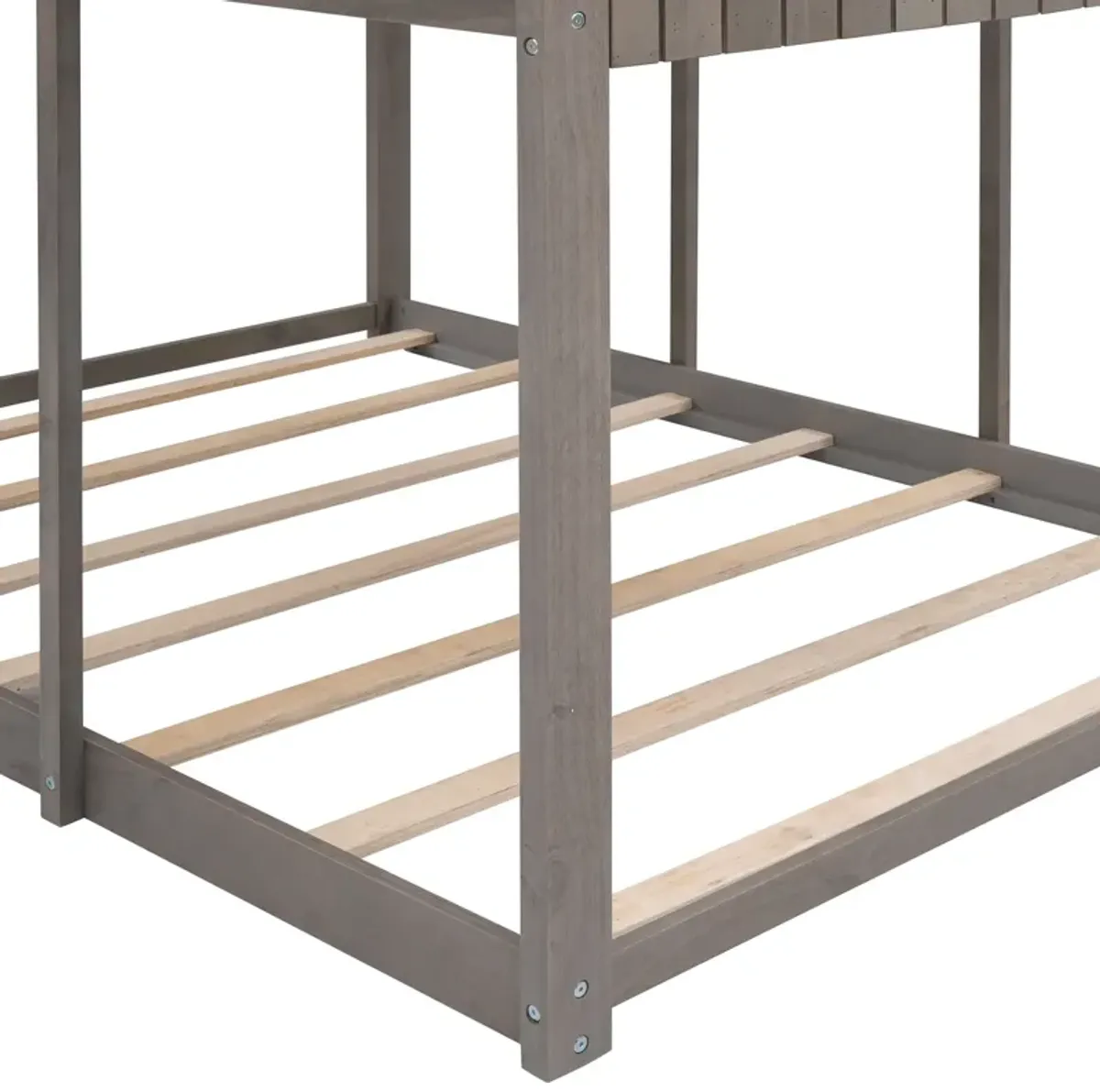 Merax Bunk Bed with Roof and Ladder