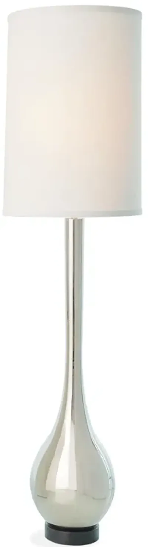 Bulb Floor Lamp-Nickel