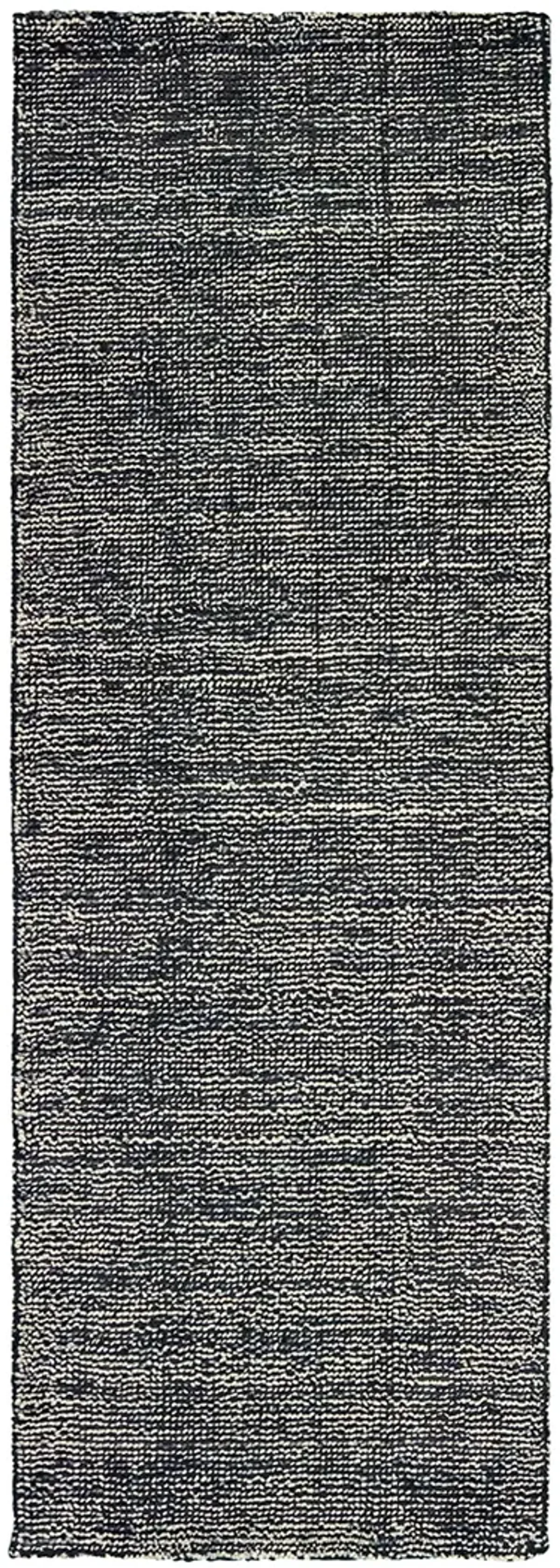 Lucent 2'6" x 8' Charcoal Rug