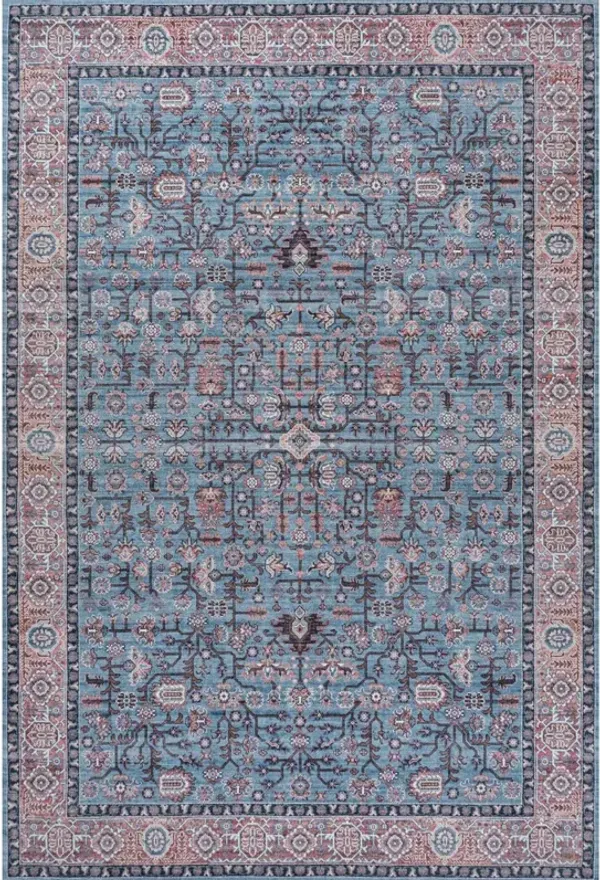 Kemer All-Over Persian Machine-Washable Area Rug