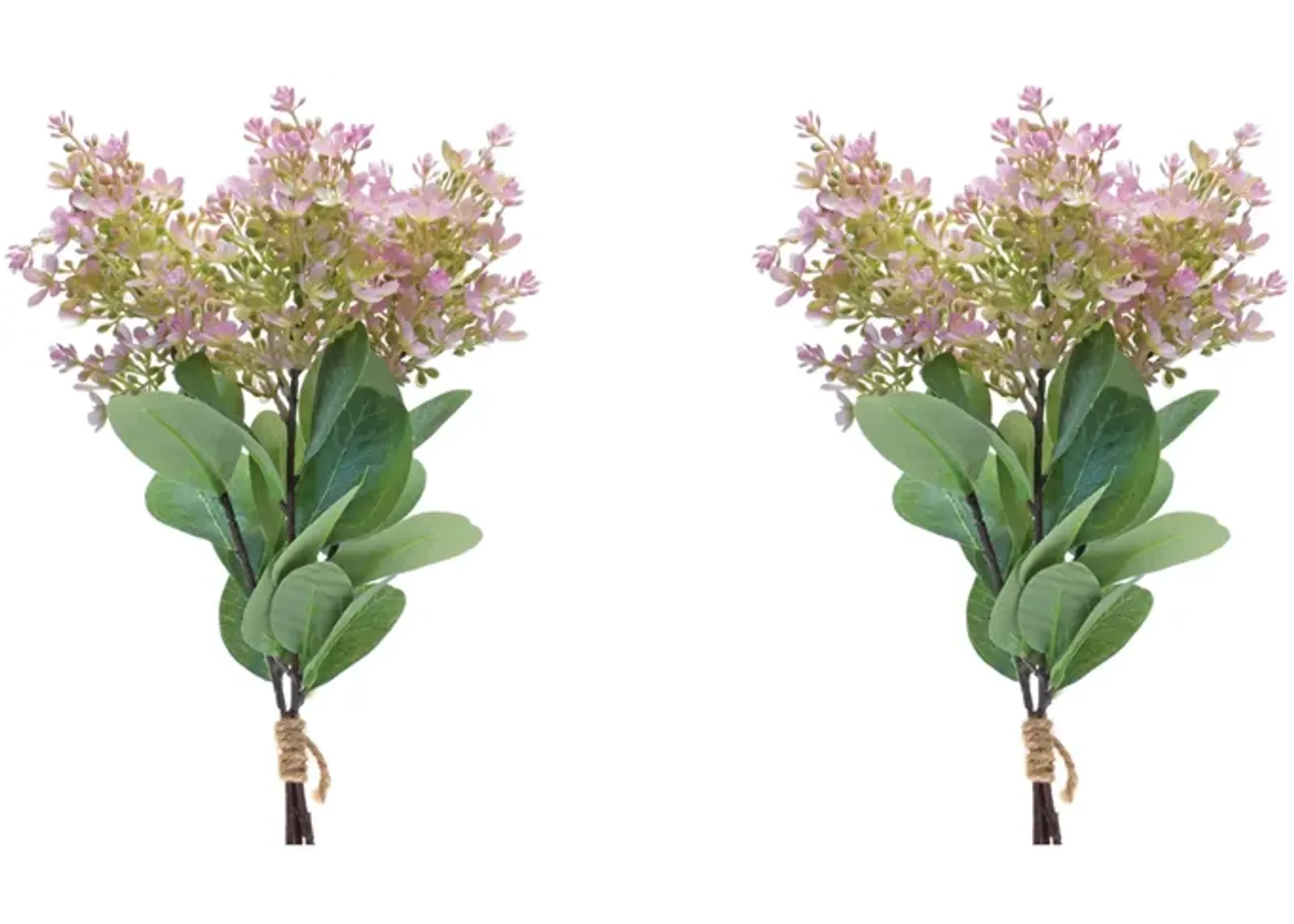 Lilac Artificial Flower Bundle for Elegant Home Décor and Floral Arrangements (Set of 2)