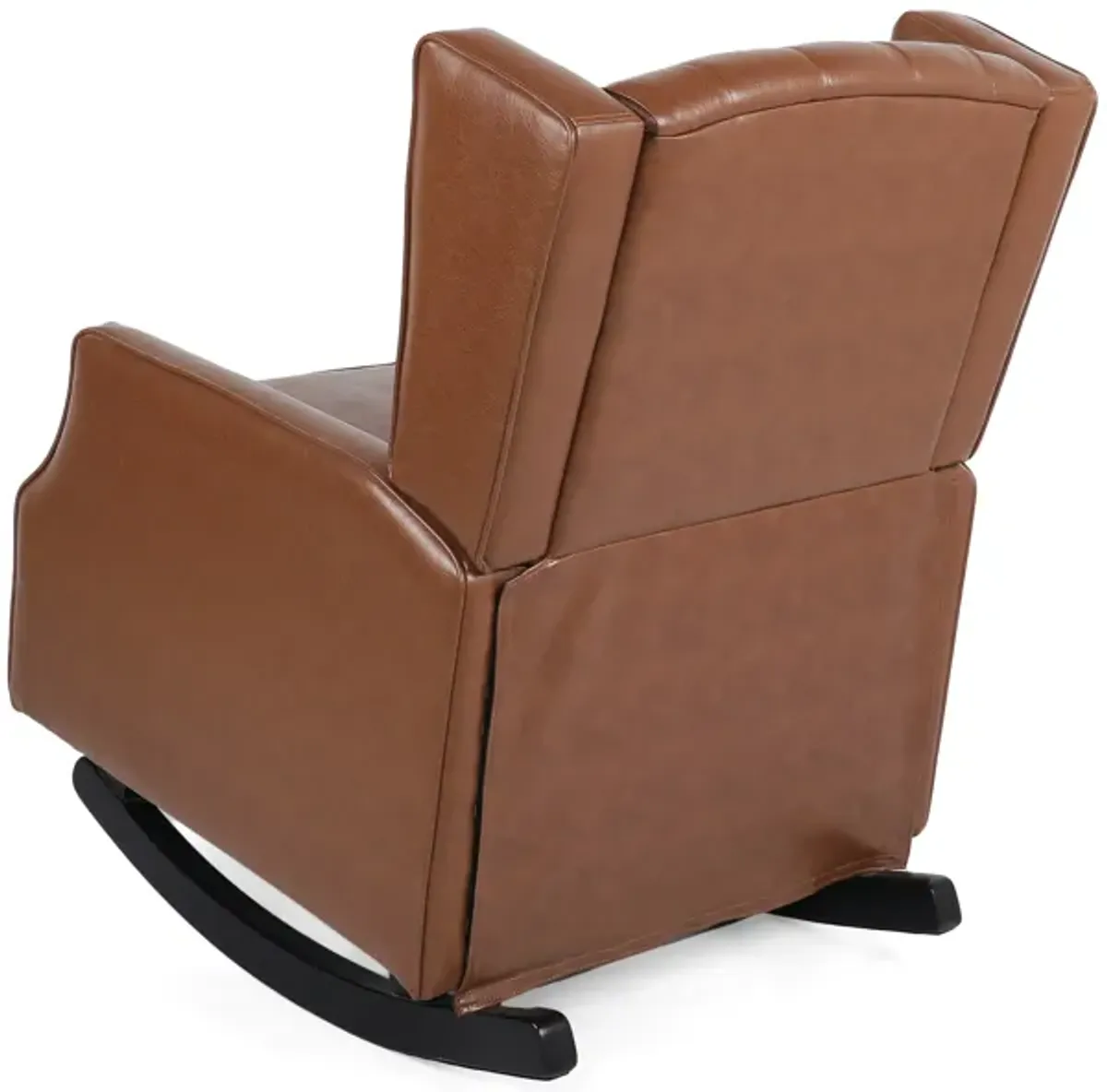 Merax PU Leather Recliner Rocking Chair