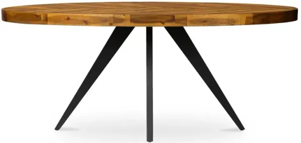 Moe’s Parq Oval Dining Table Amber