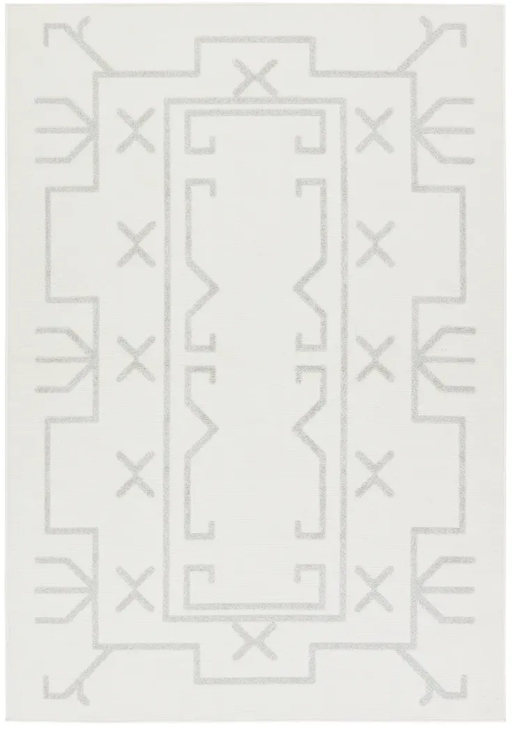 Kysa Kasinda White 3'11" x 5'11" Rug