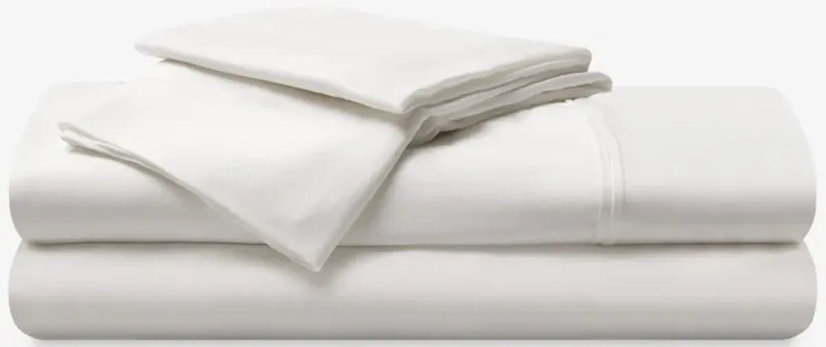 Hyper-Linen Queen Sheet Set - Bright White