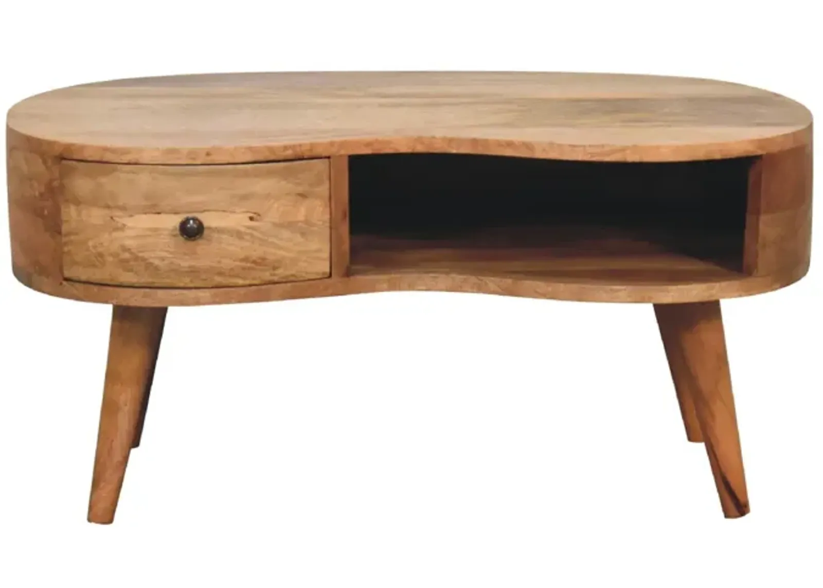 Oak-ish Wave Coffee Table