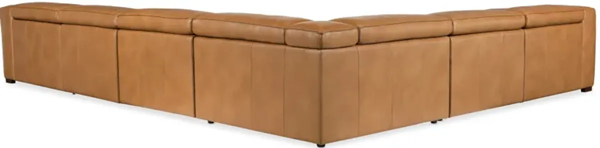 Fresco 6 Seat Sectional with 3 Power Recliners