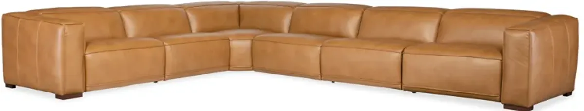 Fresco 6 Seat Sectional with 3 Power Recliners