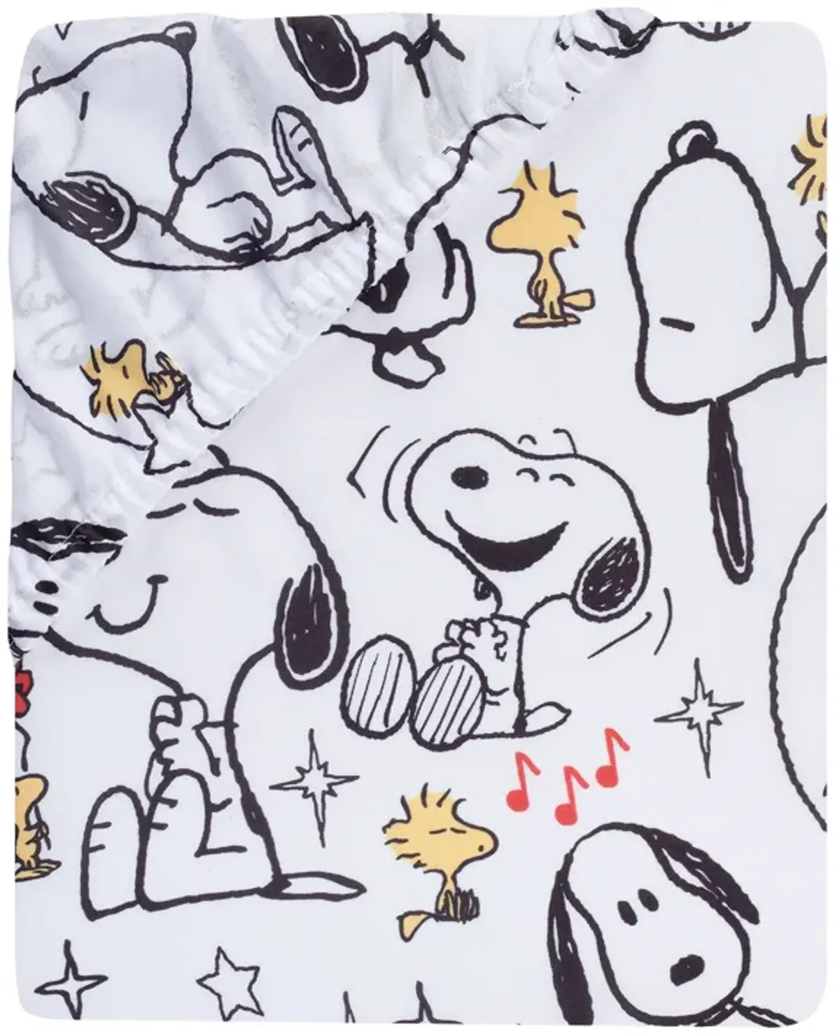 Bedtime Originals Snoopy Love Infant Baby/Toddler Fitted Crib Sheet