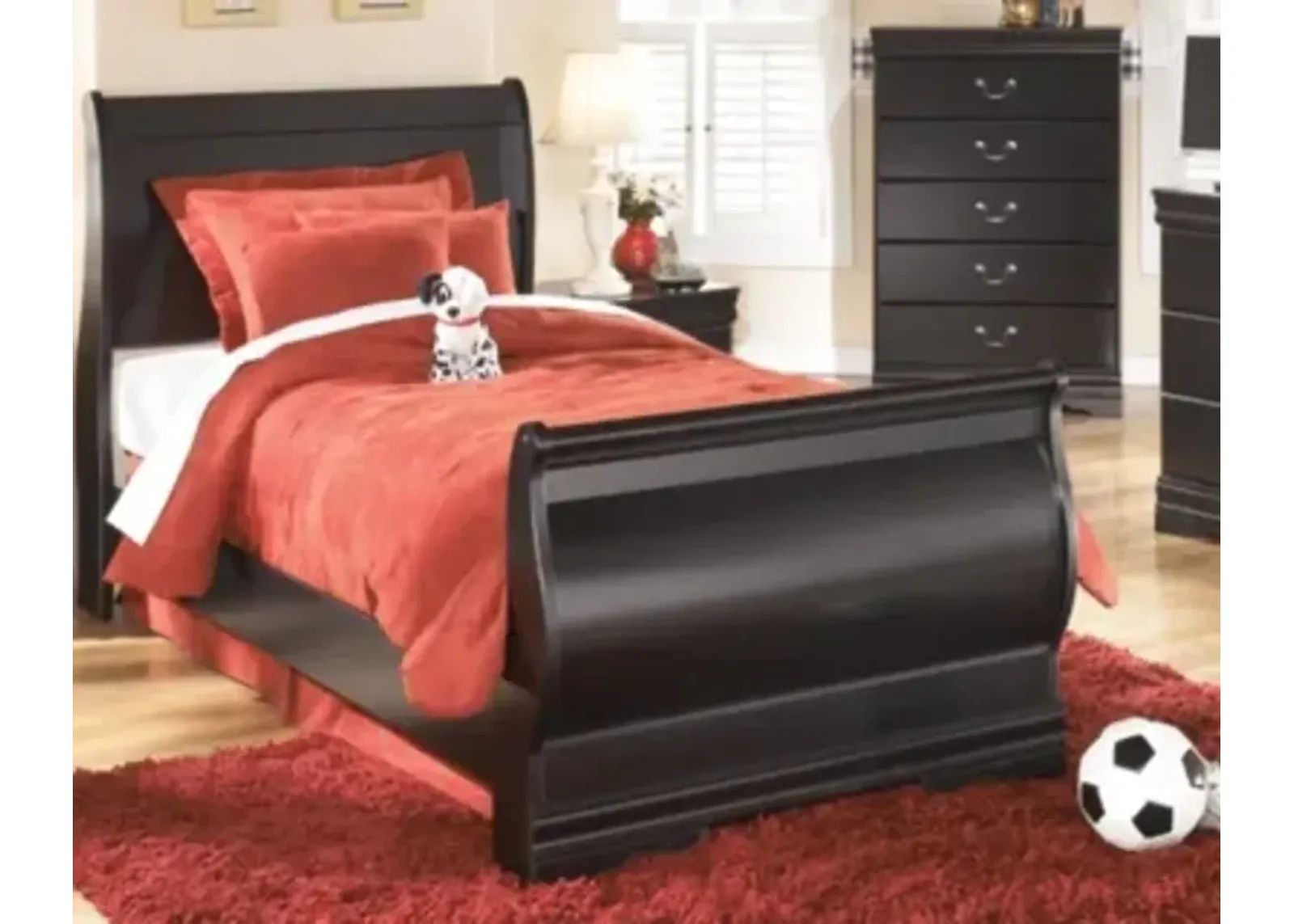 Huey Vineyard Twin Sleigh Bed