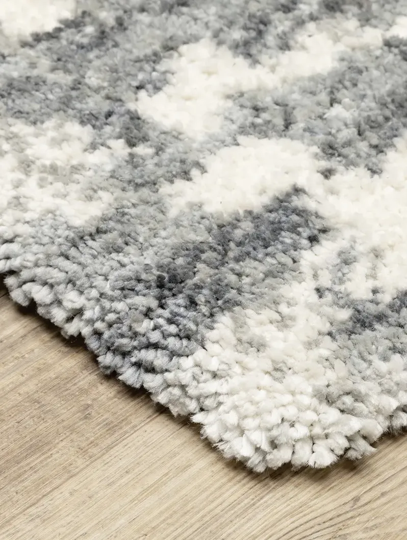 Aspen 7'10" x 10'10" Grey Rug