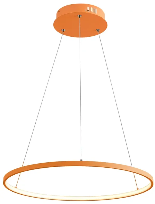 Brice Modern Contemporary Metal Round Dimmable Integrated LED Pendant
