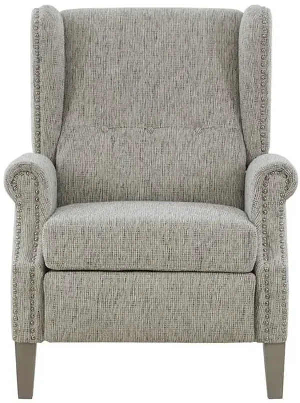 Belen Kox Grey Push Back Recliner, Belen Kox