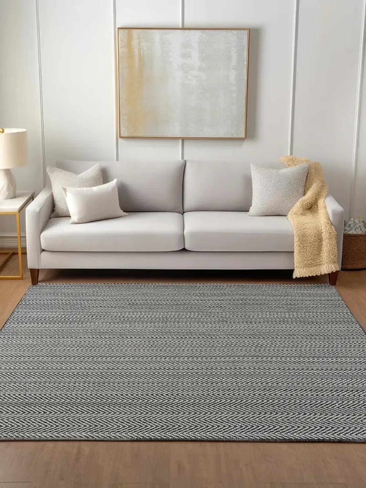 Provo PV2 Charcoal 5' x 7'6" Rug