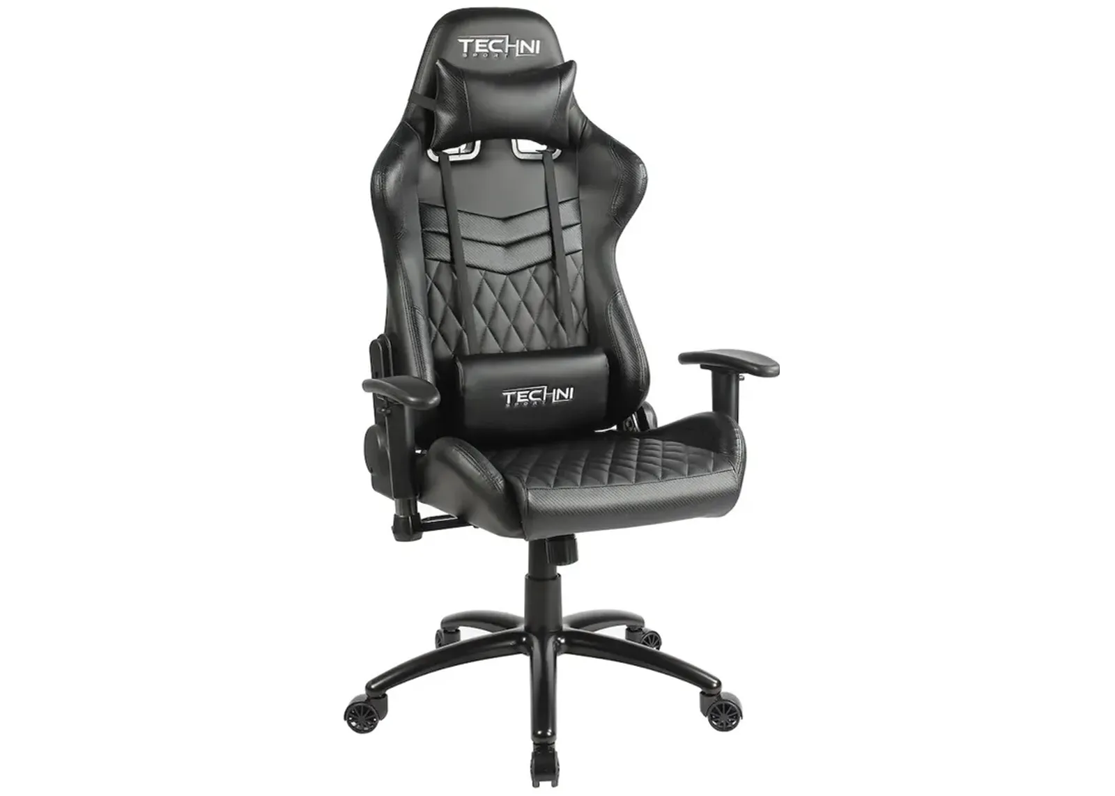 Techni Sport TS-5100 Ergonomic, High Back, Racer Style, Video Gaming Chair, Black