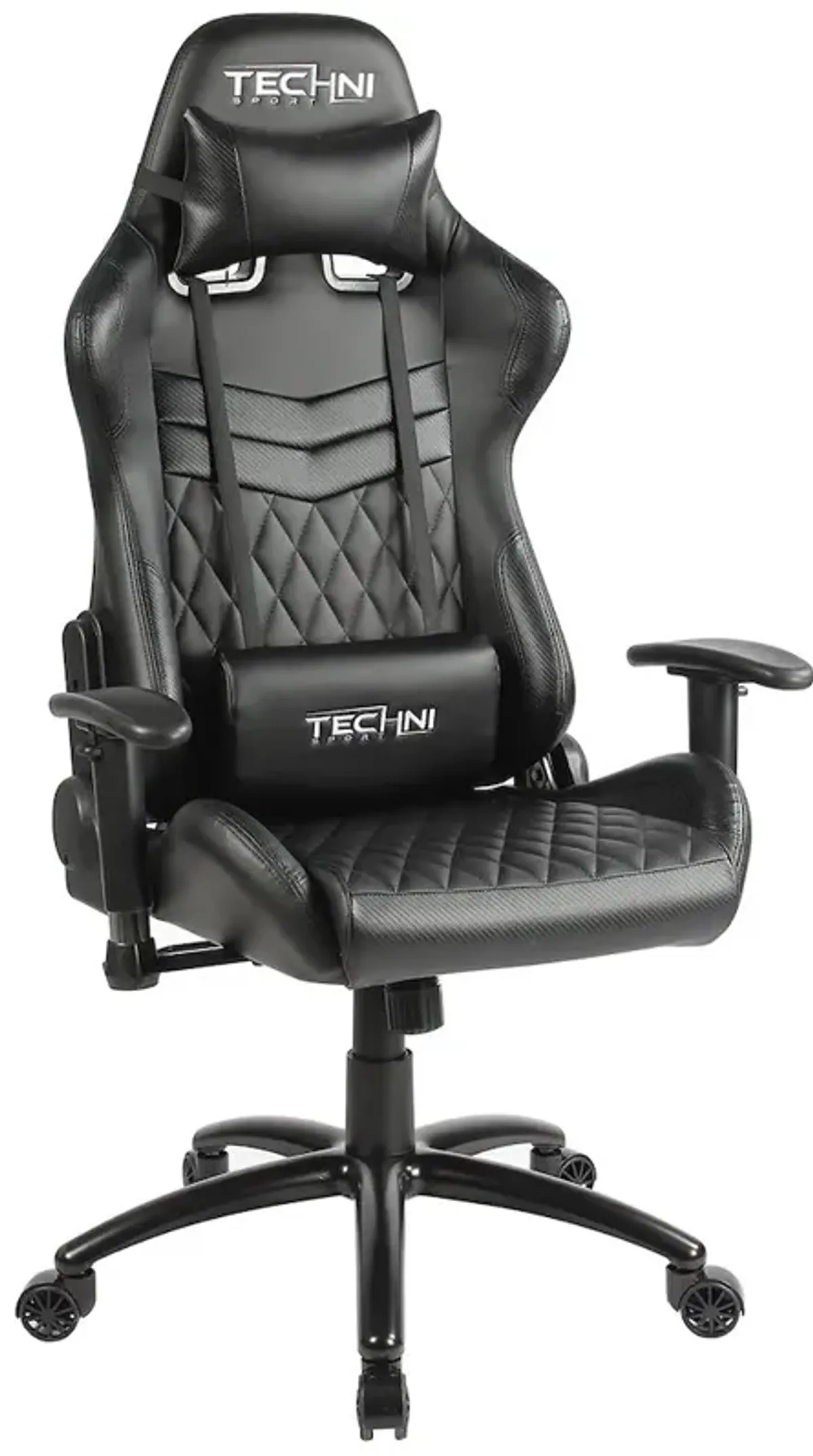 Techni Sport TS-5100 Ergonomic, High Back, Racer Style, Video Gaming Chair, Black