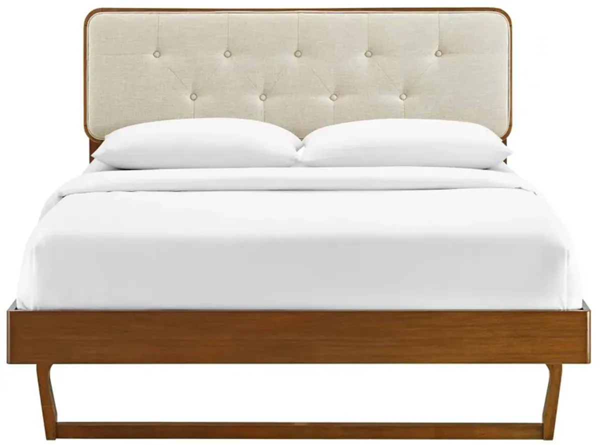 Modway - Bridgette Queen Wood Platform Bed with Angular Frame