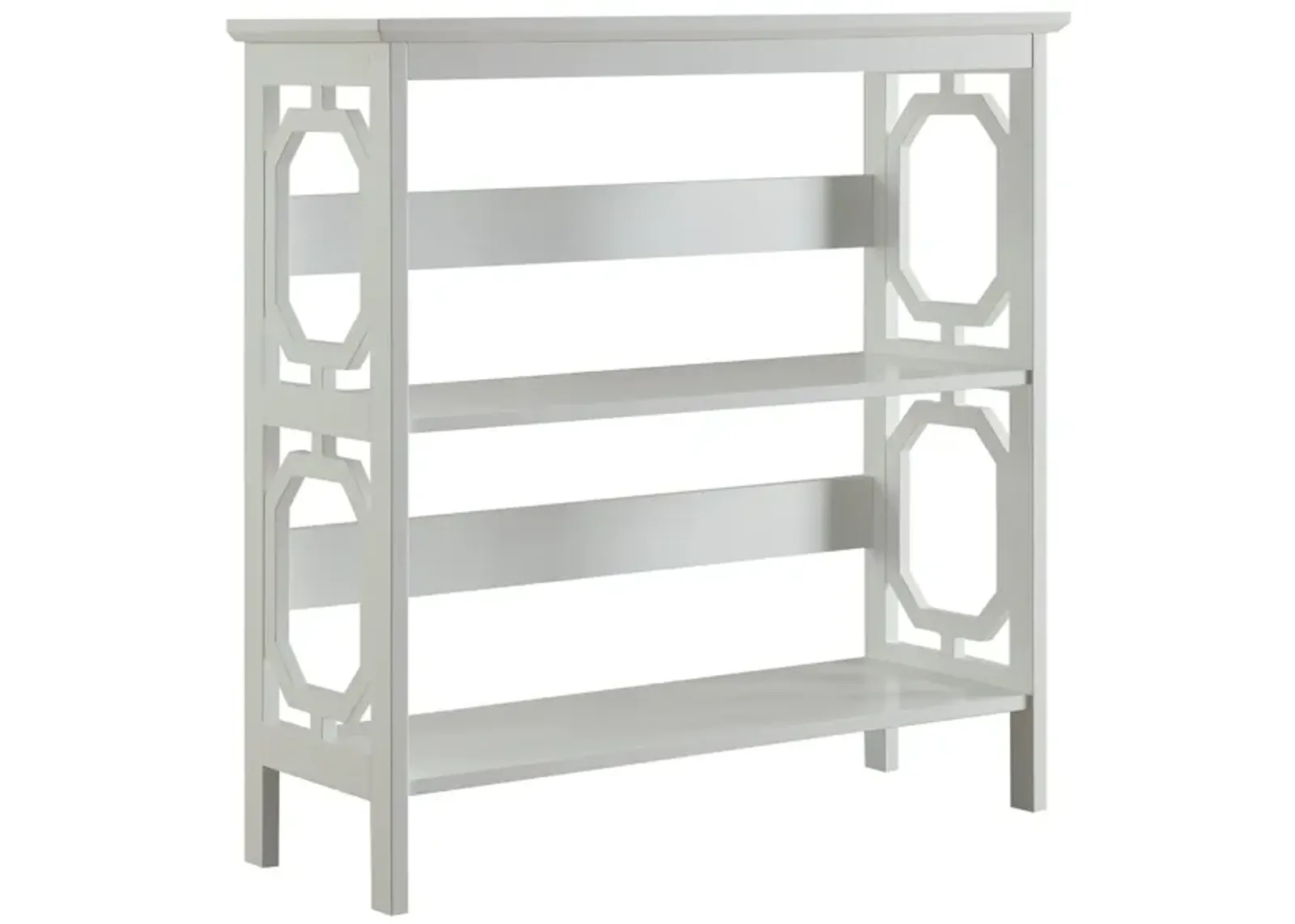 Convenience Concepts Omega 3 Tier Bookcase, White