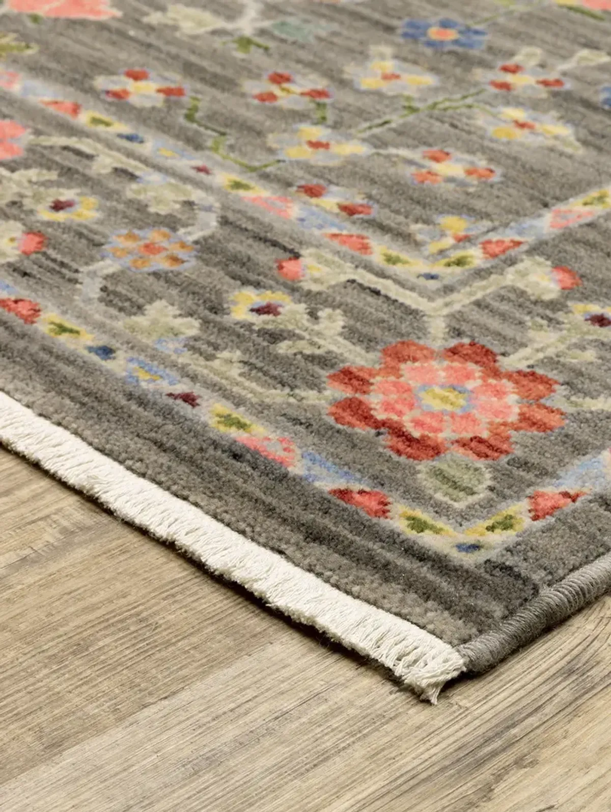 Lucca 9'10" x 12'10" Grey Rug