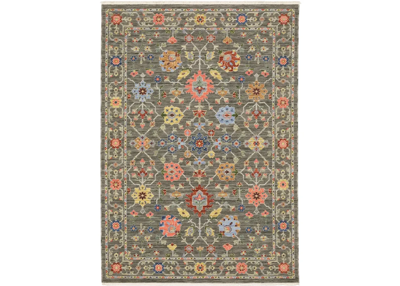 Lucca 9'10" x 12'10" Grey Rug