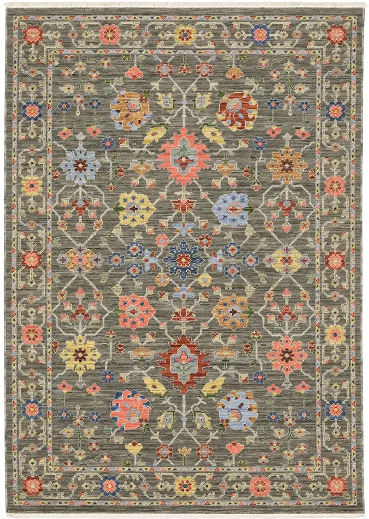 Lucca 9'10" x 12'10" Grey Rug