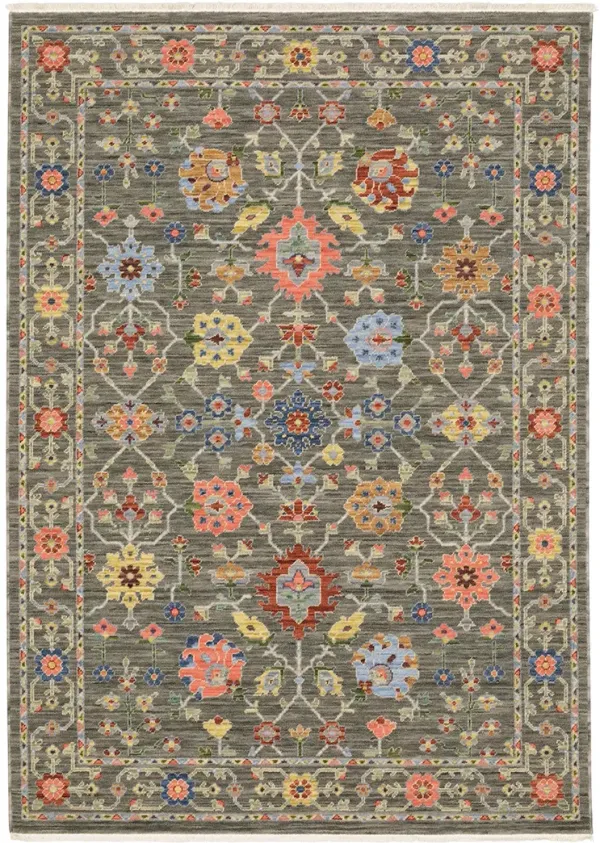 Lucca 9'10" x 12'10" Grey Rug