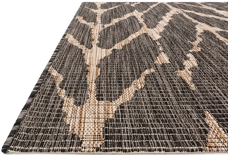 Isle IE02 Charcoal/Mocha 5'3" x 7'7" Rug