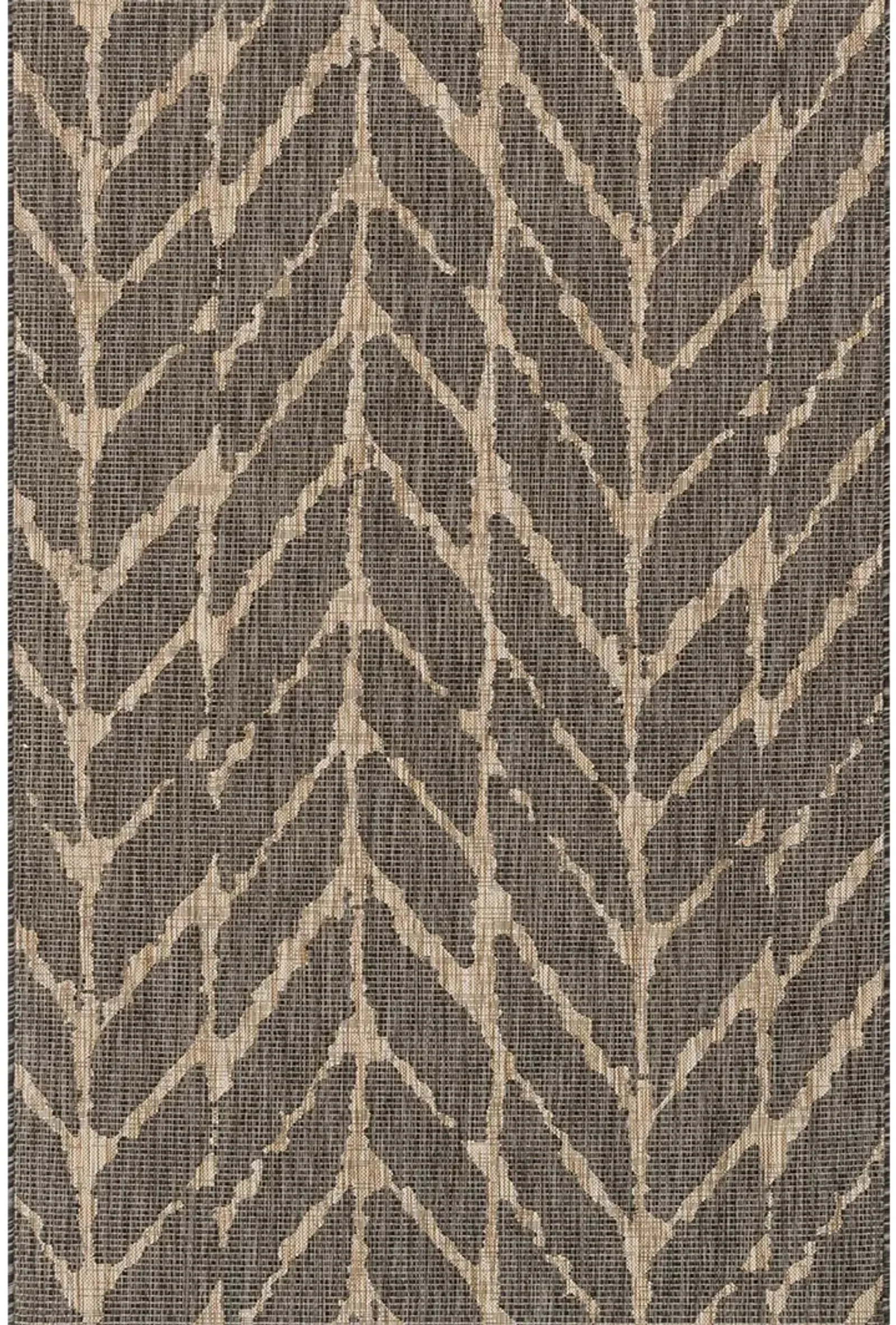 Isle IE02 Charcoal/Mocha 5'3" x 7'7" Rug