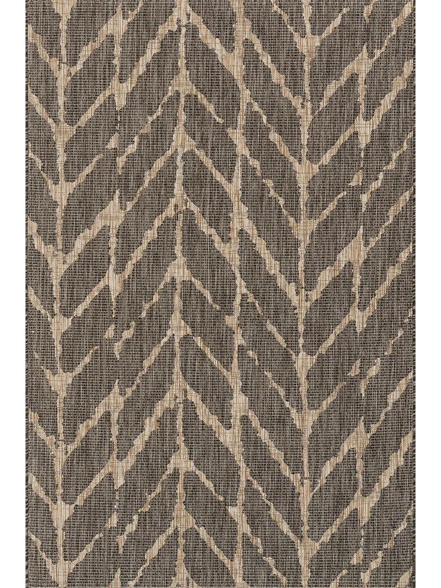 Isle IE02 Charcoal/Mocha 5'3" x 7'7" Rug