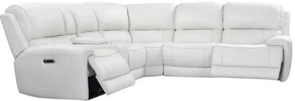 Parker Living 6 Piece Modular Power Reclining Sectional with Power Adjustable Headrests