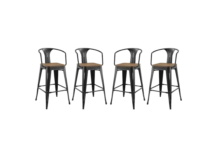 Promenade Bar Stool Set of 4