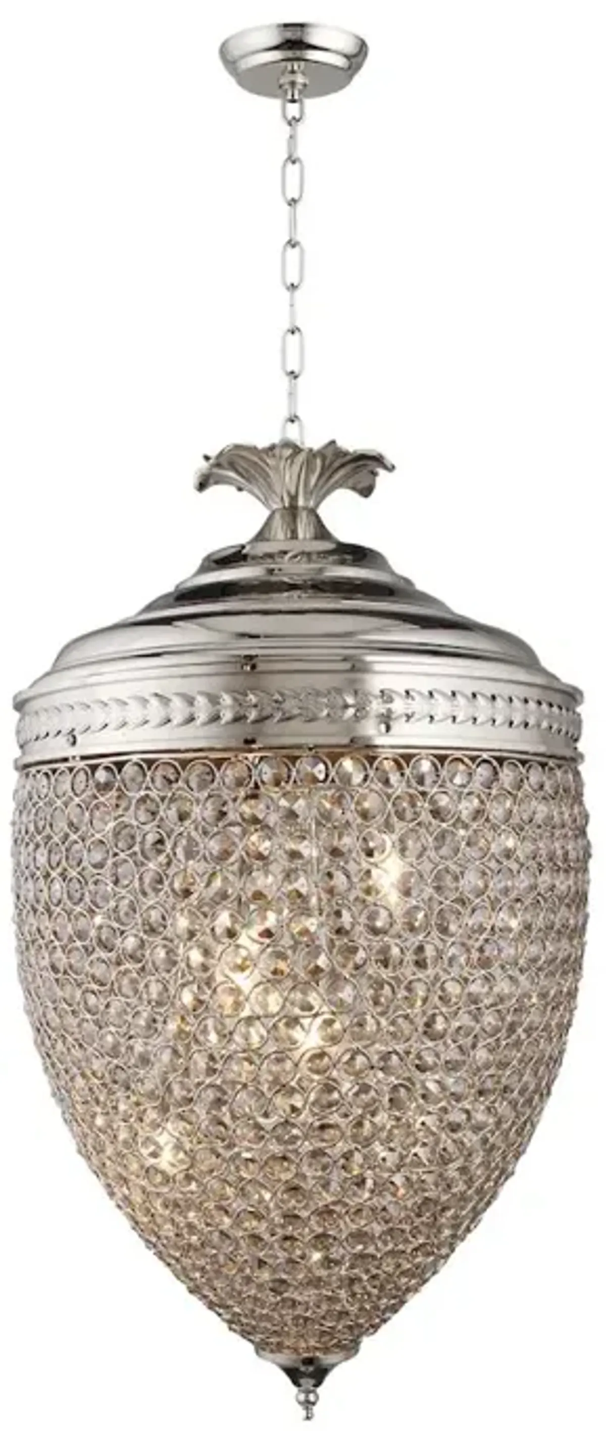 Honore Smoke Glass Acorn Pendant