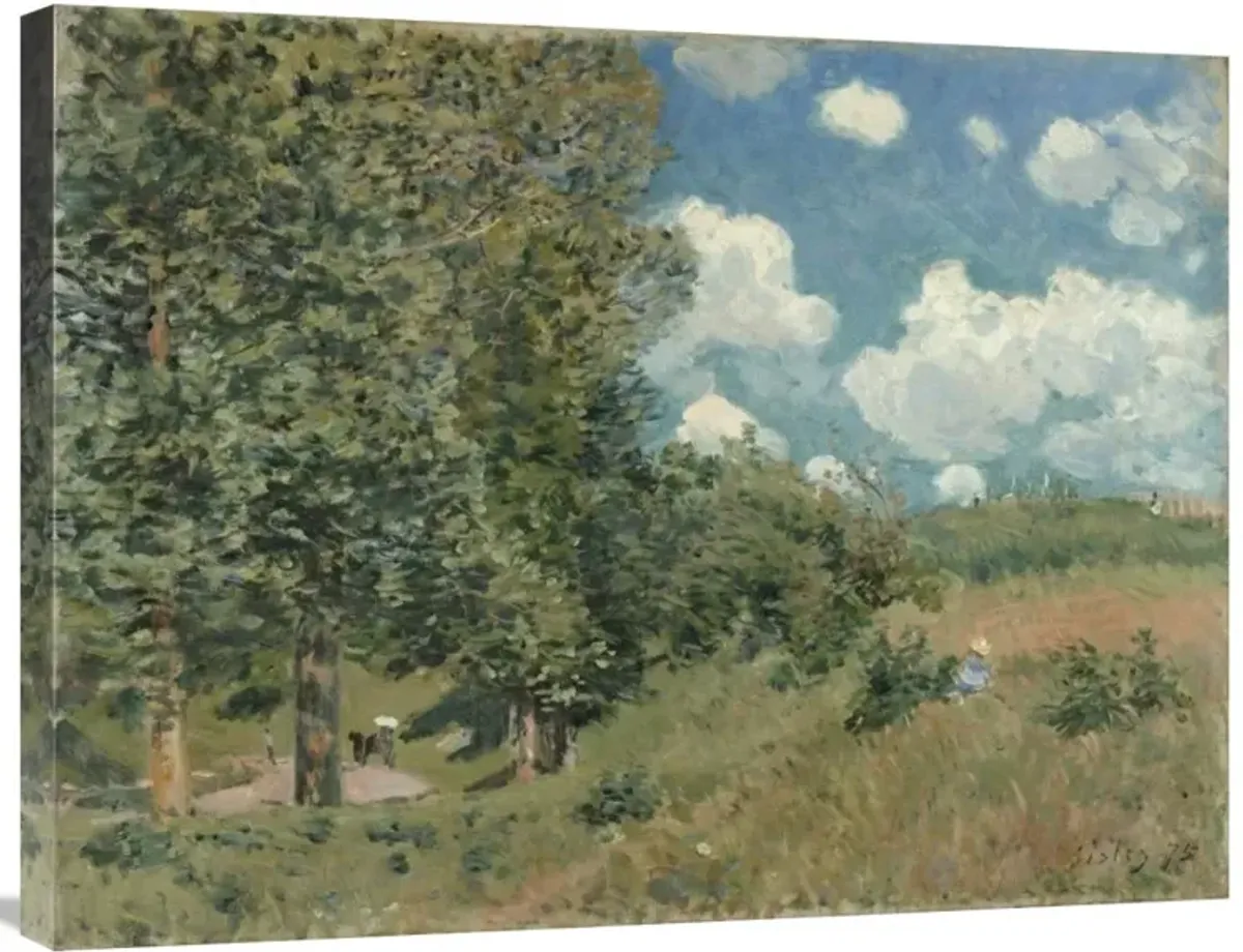 The Road from Versailles to Saint-Germain-Canvas Art-32x24