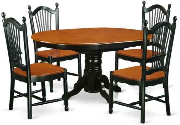 Dining Room Set Black & Cherry