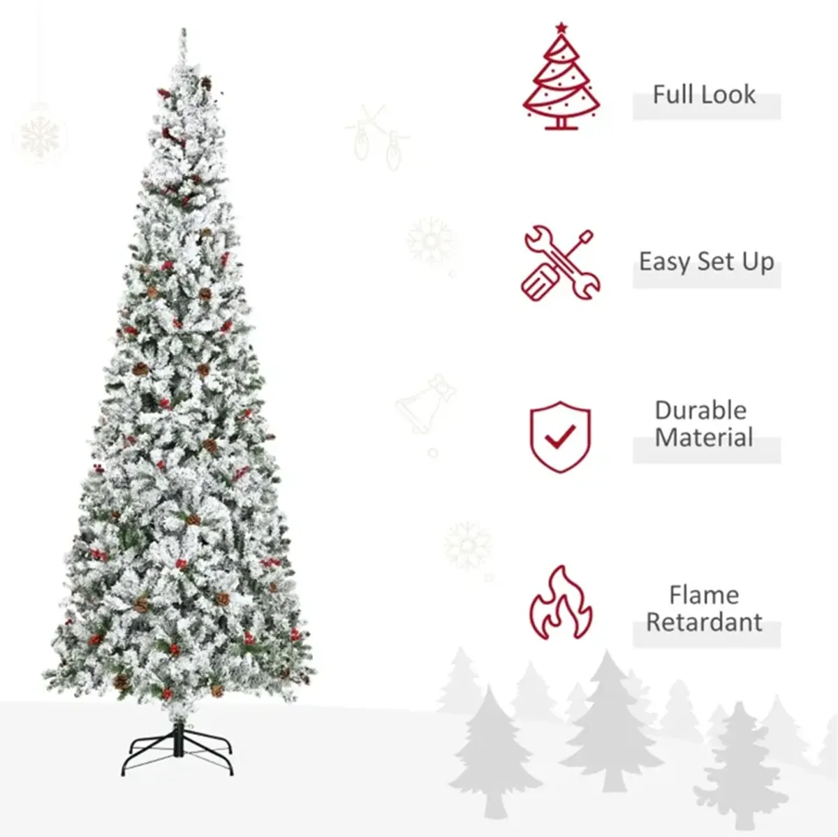 Festive Artificial Christmas Tree for Holiday Decor Lush & Realistic Xmas Tree for Home & Office