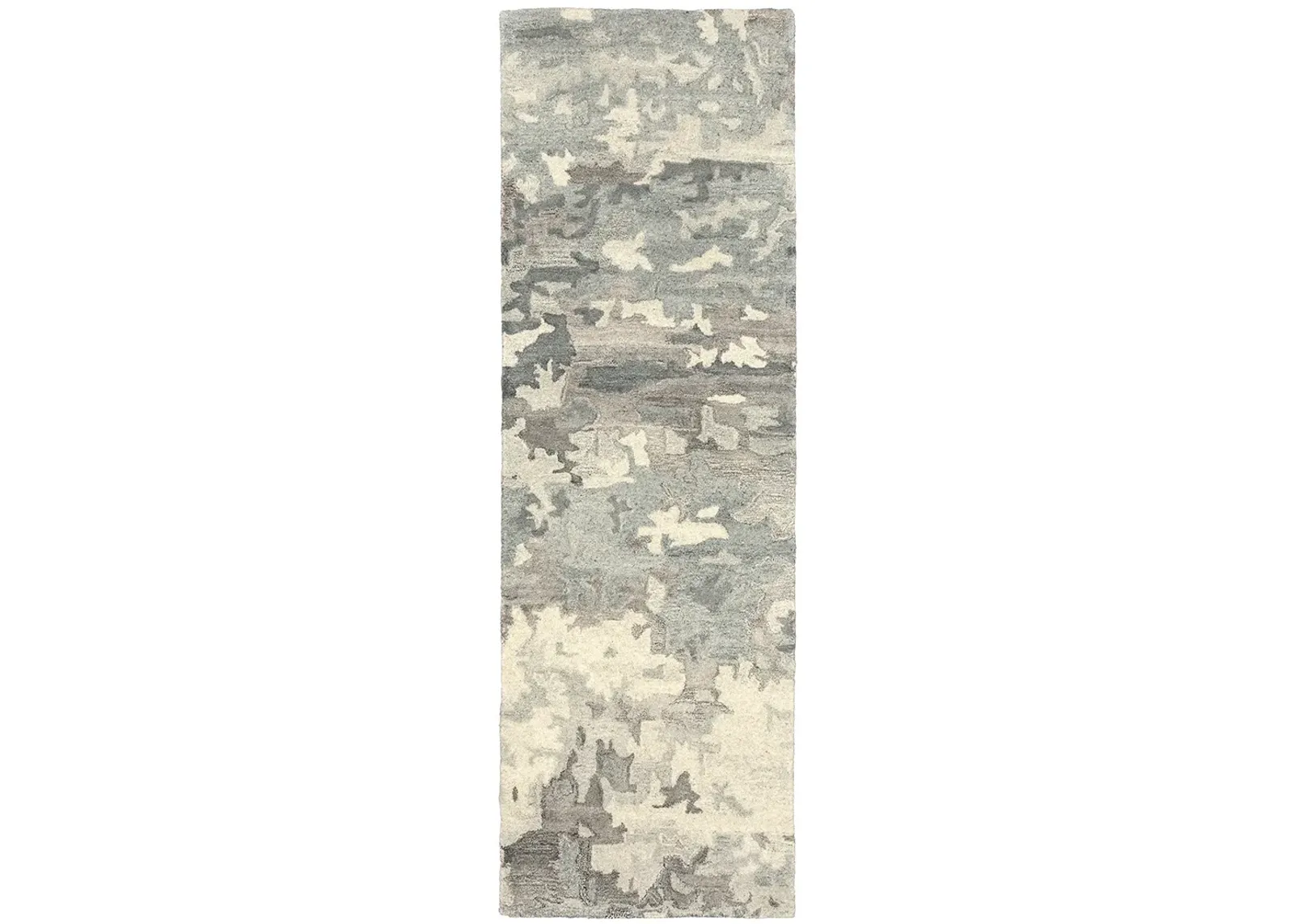 Anastasia 2'6" x 8' Grey Rug