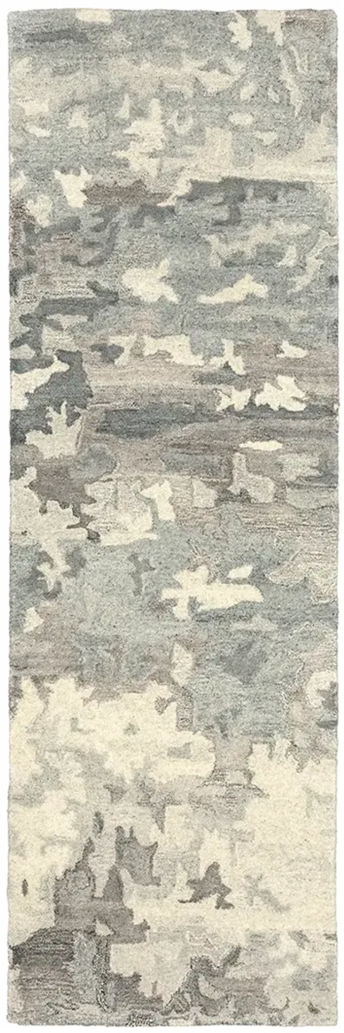 Anastasia 2'6" x 8' Grey Rug