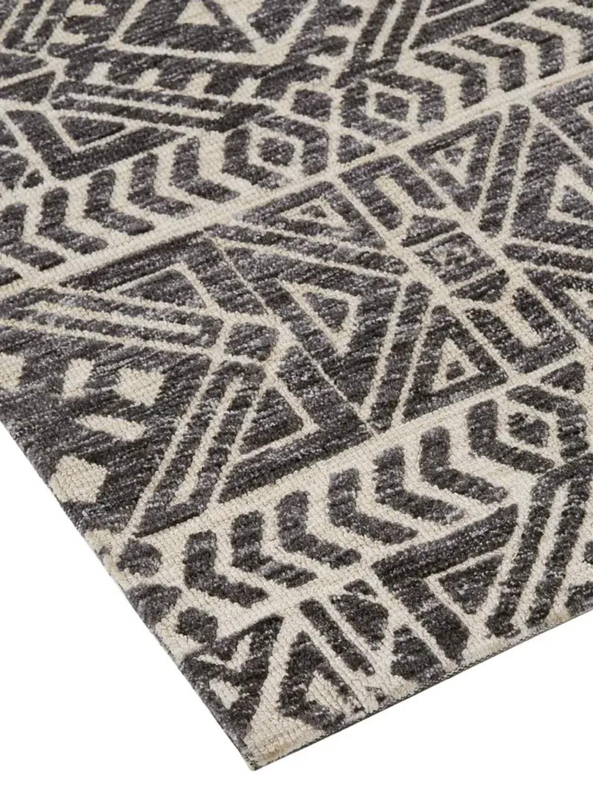 Colton 8627F Gray/Black/Ivory 3'6" x 5'6" Rug