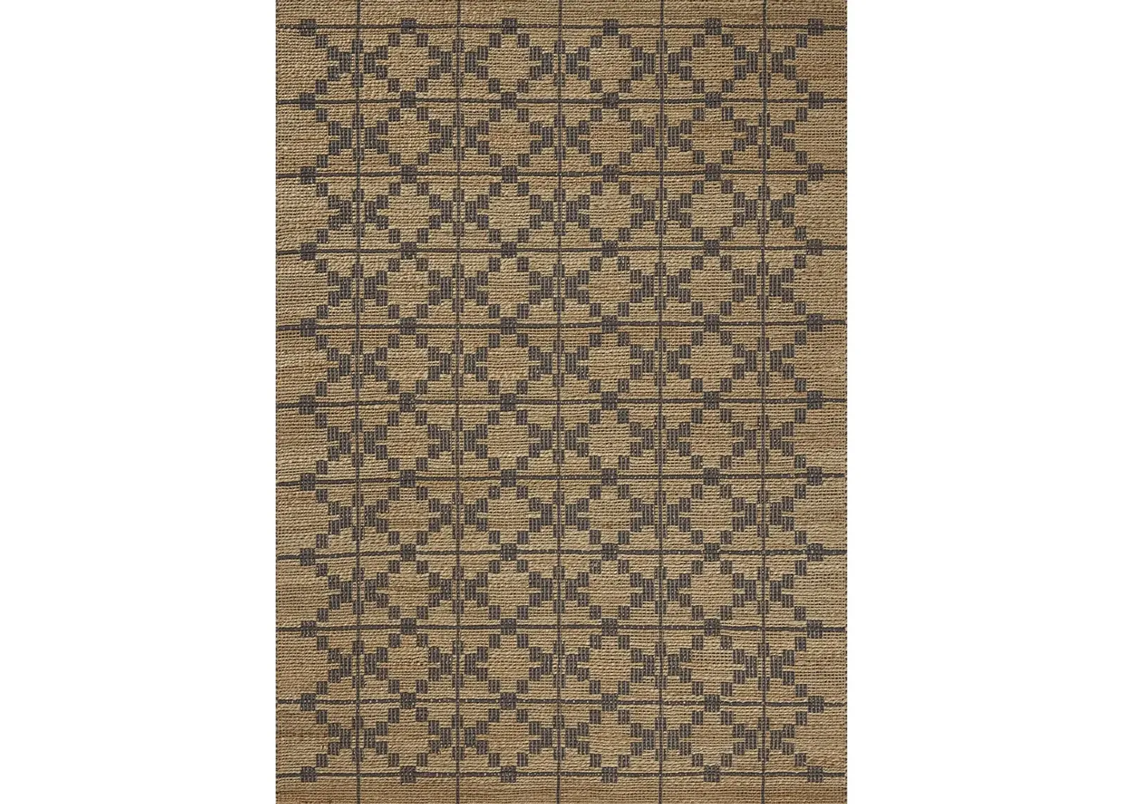 Judy JUD-05 Natural / Graphite 2''3" x 3''9" Rug by Chris Loves Julia