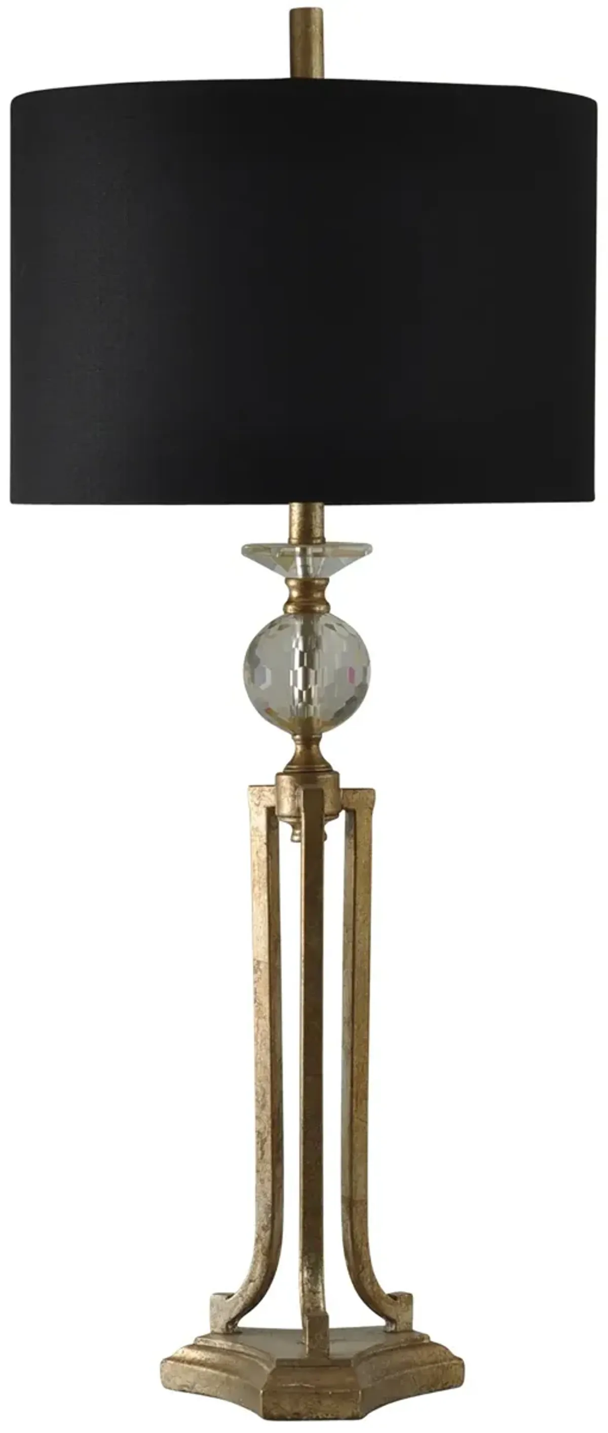 Vintage Gold Metal Lamp (Set of 2)