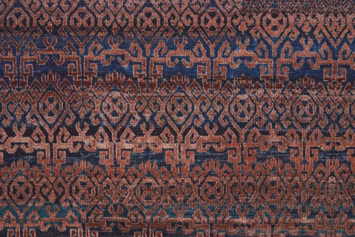 Voss 39H4F Red/Brown/Blue 8'10" x 12' Rug