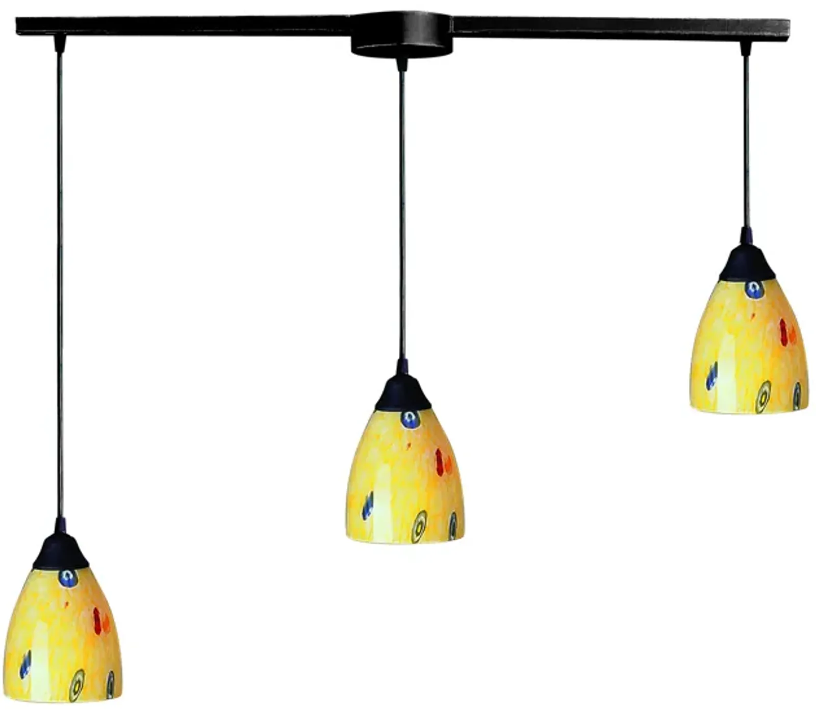 Classico 36" Wide Mini Pendant -Yellow Blaze